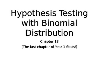 Hypothesis Testing and Critical Values and Regions with Binomial