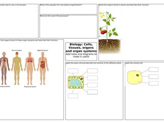 Cells and Organ Systems KS3