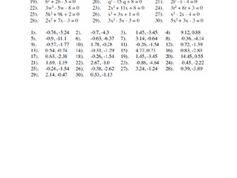 Quadractic Formula Battleships