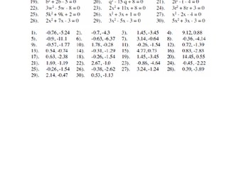 Quadractic Formula Battleships