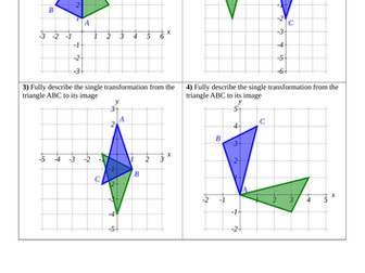 All transformation worksheets