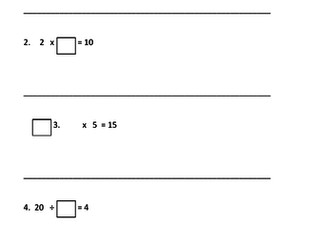 Year 2 Multiplication Resources Fluency, Reasoning and Problem solving