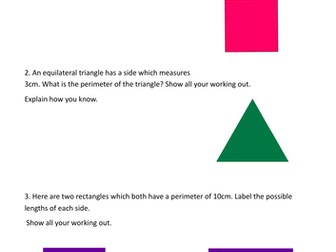 Year 3 Perimeter activities