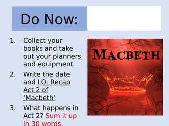 Macbeth REVISION Bundle | Teaching Resources
