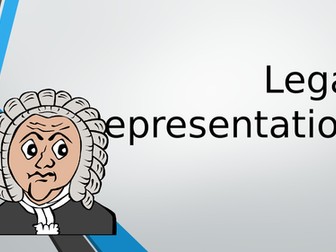 Legal representation GCSE Edexcel Citizenship Theme C Law and Justice