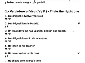 Las asignaturas reading + key