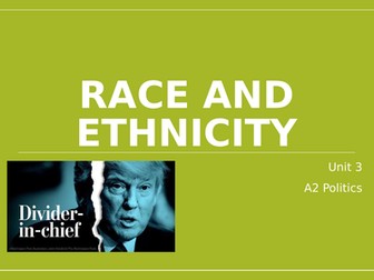 Race and ethnicity - President Trump - Divider-In-Chief?