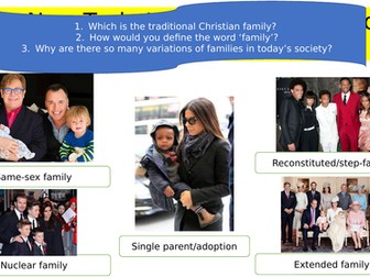 NEW OCR A LEVEL lesson on different types of families