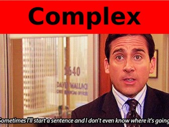 Complex sentences - great lesson!