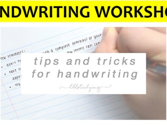 Handwriting Workshop!