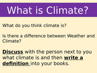 Climate characteristics - climate graphs