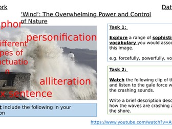 Ted Hughes Wind Poetry Lesson