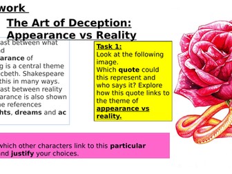 Macbeth Appearance Vs Reality