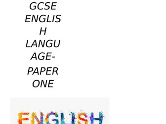 English Language Paper 1 Guided Exam Paper