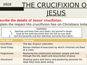 Lesson on the Crucifixion
