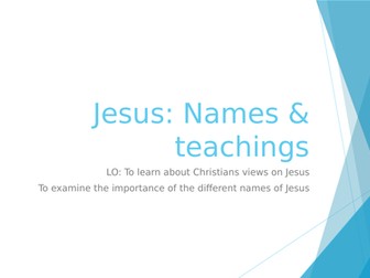 Names of Jesus