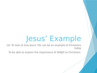 Jesus' Example