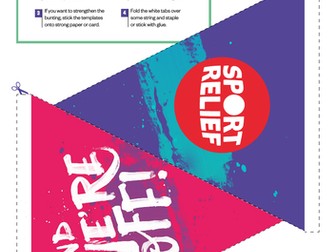 Sport Relief 2018: Event Bunting