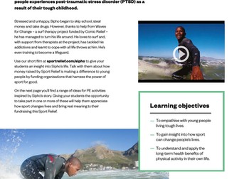 Sport Relief 2018: Secondary PE lesson activities