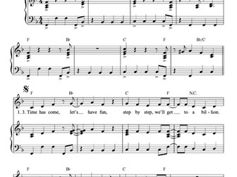 Step it up for Sport Relief 2018: Video and Sheet Music