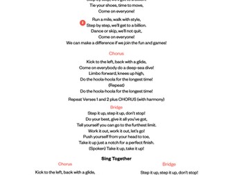 Step it up for Sport Relief 2018: Video and Lyrics