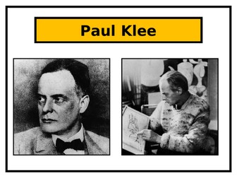 Paul Klee and Cubism Art Project