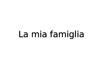 Andiamo 1.8 - la mia famiglia