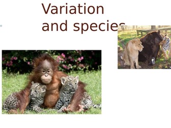 Variation and Species