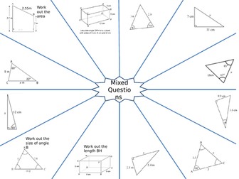 Round the clock Pythagoras, Trigonometry, Sine Rule, Cosine Rule