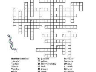 Mardi Gras Crossword