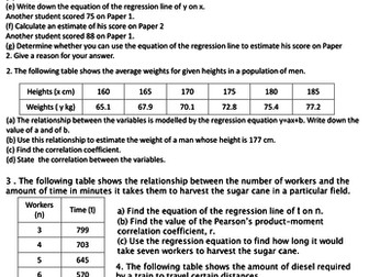 Correlation Core Maths