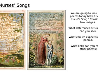 Blake - The Nurses' Songs - Songs of Innocence and Experience - Lessons 4 and 5