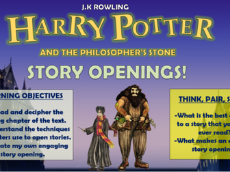 Harry Potter and the Philosopher's Stone - Story Openings!