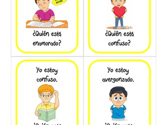 Las emociones - ¿Cómo te sientes? - Card Game