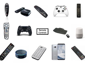 Types of Remote Controls collage