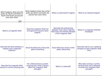 P7 AQA Trilogy 9-1 Physics Flashcards