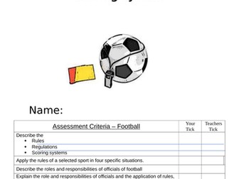 BTEC Sport unit 2 - football