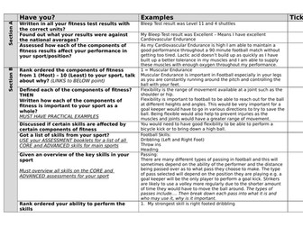 New OCR GCSE AEP Checklists for Students