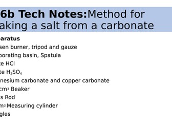 New AQA 5.6b Making Salts from Carbonates