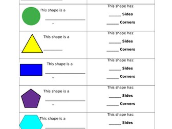 Identify and describe 2D shapes