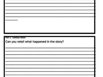 Tuesday by David Wiesner Comprehension Questions and Activities