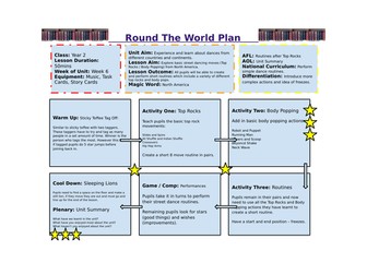 Year 2 - Dance Unit of Work