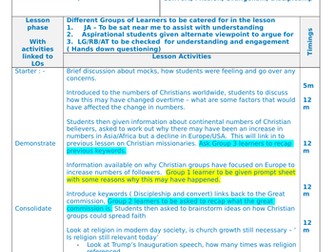 AQA A RE - Church growth