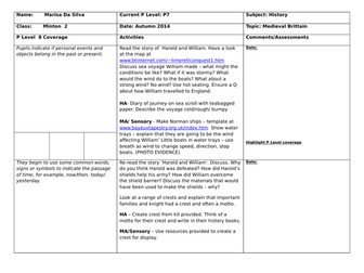 Medieval Britain series of history lessons for SEN P4-P8