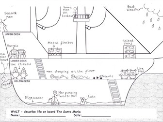 Christopher Columbus boat activity