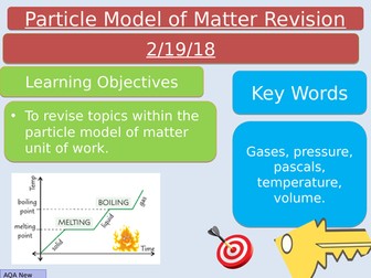 AQA P3 - Particle Model of Matter - 6 Lessons