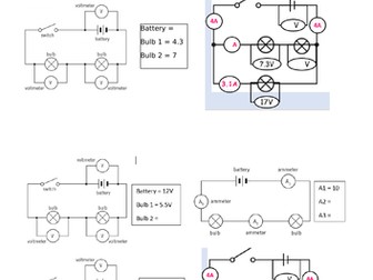 KS3 electricity - 8 lessons with activities