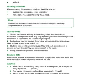 AQA B7 - Ecology - 14 lessons