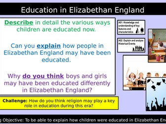 Education in Elizabethan England