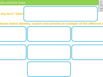 OCR Cambridge Nationals 2018  Data & Information Learning Objective 3